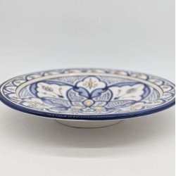 keramisk fad Blå -hvid 35,40cm