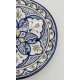 keramisk fad Blå -hvid 35,40cm
