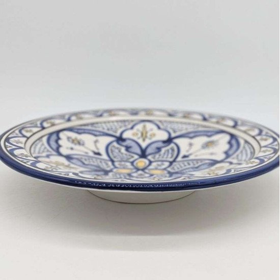 keramisk fad Blå -hvid 35,40cm