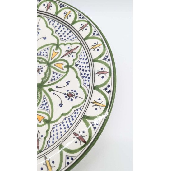 keramisk fad multigrøn 35,40cm