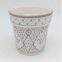 Keramisk potte Ø16,5 cm - Klassisk Grå