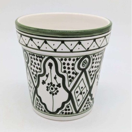 Keramisk potte Ø16,5 cm - Klassisk grøn Keramisk potte Ø16,5 cm - Klassisk grøn