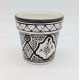 Keramisk potte Ø13,5 cm - Klassisk sort Keramisk potte Ø13,5 cm - Klassisk sort