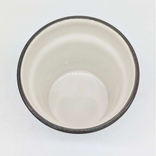 Keramisk potte Ø13,5 cm - Klassisk sort Keramisk potte Ø13,5 cm - Klassisk sort