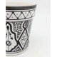 Keramisk potte Ø13,5 cm - Klassisk sort Keramisk potte Ø13,5 cm - Klassisk sort
