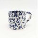 keramikkrus prikket blå