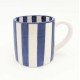 keramikkrus stribet blå