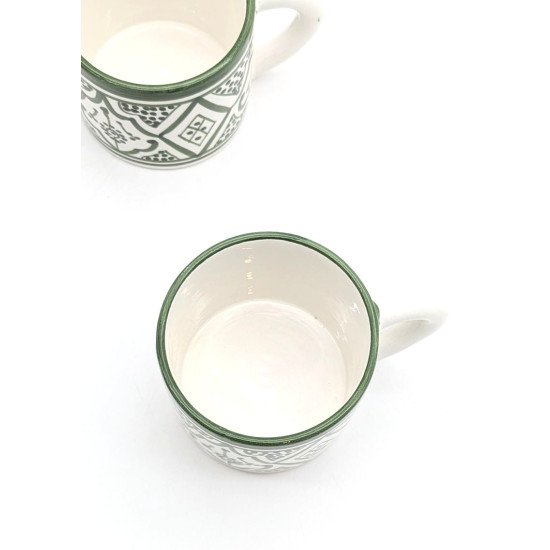 marokkanske krus Grøn mønster