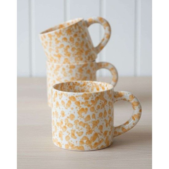 Krus stænkmønster orange