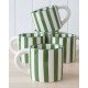 keramikkrus stribet Grøn