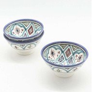 Marokkansk Keramik skål –  Bleuciel10,15,18,27cm