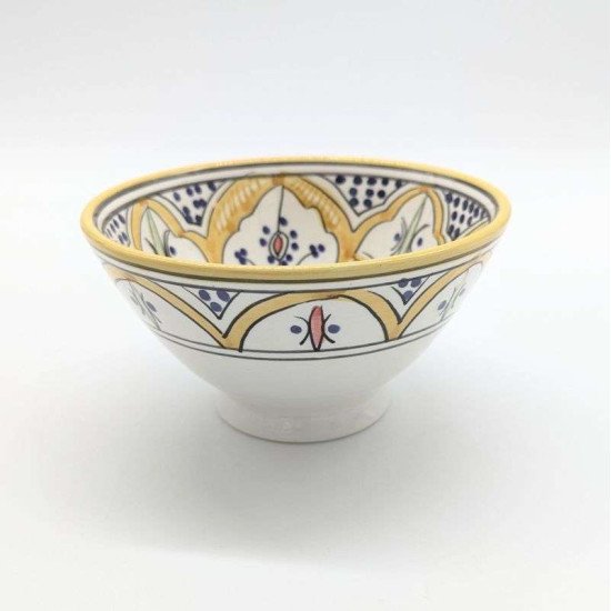 Marokkansk Keramik skål –  multiGul10,15,18,27cm