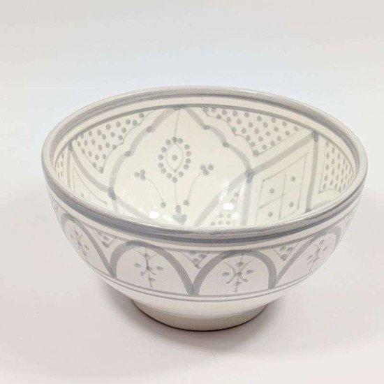 Keramik skål –Grå hvid 12,16,20cm