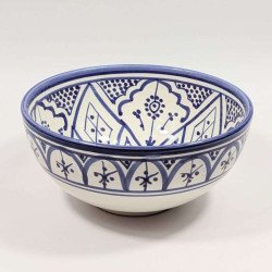 Marokkansk Keramik skål –  blå hvid 12,16,20cm