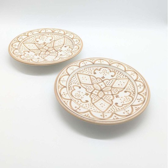 Keramiktallerken 27cm -San-hvid