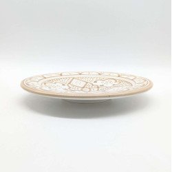 Keramiktallerken 27cm -San-hvid