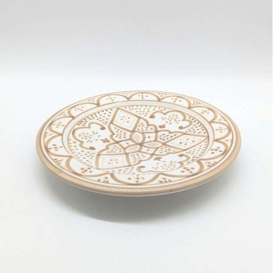 Keramiktallerken 27cm -San-hvid