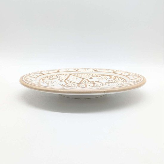 Keramiktallerken 27cm -San-hvid