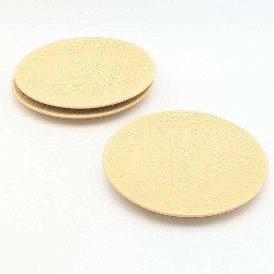 Keramiktallerken 27cm -Sand-graverede