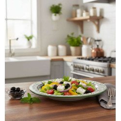 keramisk fad multigrøn 35,40cm