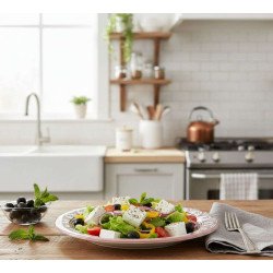 keramisk fad Hallonrosa 35,40cm